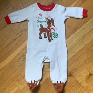 Rudolph my first Christmas baby’s pyjamas